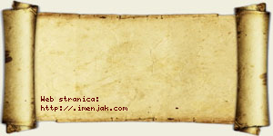 Helena Abramović vizit kartica